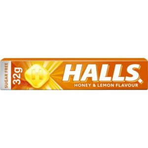 HALLS MIEL Y LIMON SIN AZUCAR 32G