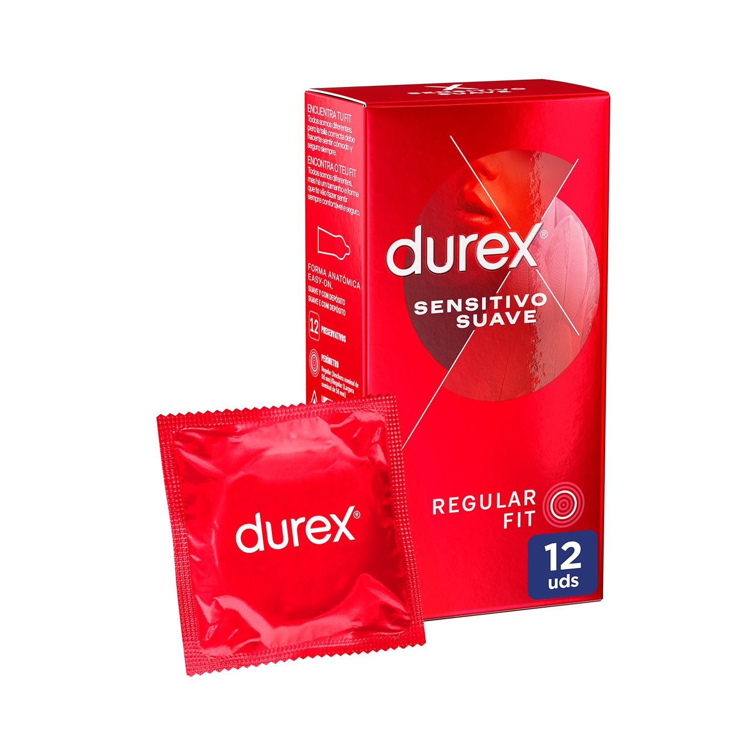 DUREX SENSITIVO SUAVE PRESERVATIVOS 12 U