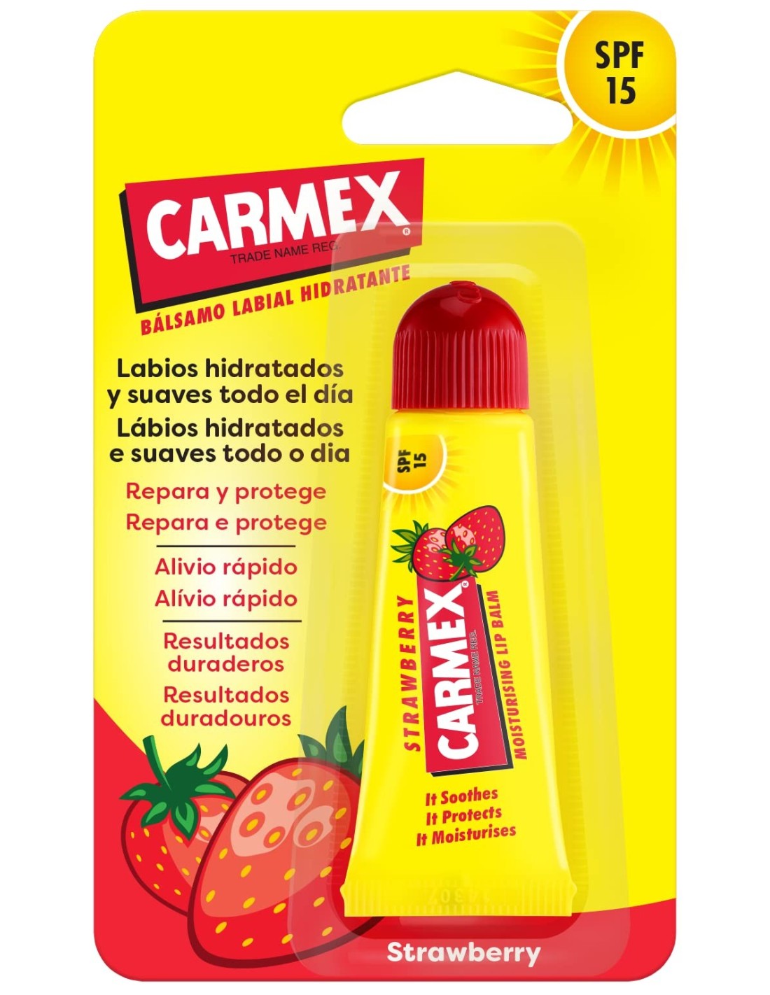 CARMEX STRABERRY BALSAMO LABIAL HIDRATANTE 1 TUBO 10 G
