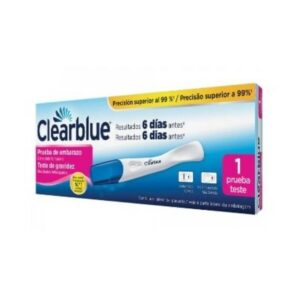 CLEARBLUE EARLY PRUEBA DETECCION TEMPRANA TEST 1 PRUEBA