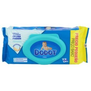 DODOT AZUL TOALLITAS HUMEDAS PARA BEBES 72 U