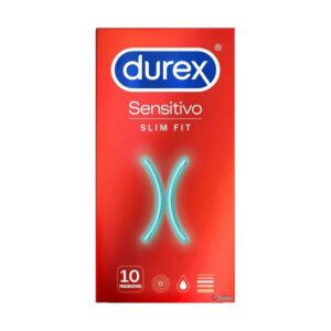 DUREX SENSITIVO SLIM FIT PRESERVATIVOS 10 U