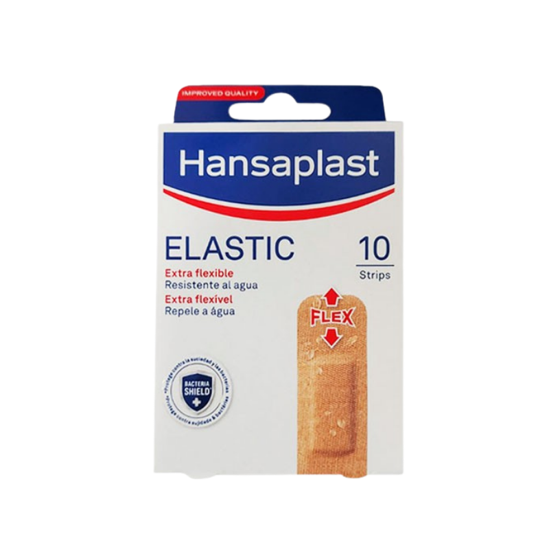 HANSAPLAST ELASTIC APOSITO ADHESIVO 10 UNIDADES 72 X 22 MM