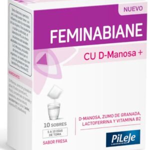 FEMINABIANE CU D-MANOSA +  10 SOBRES SABOR FRESA