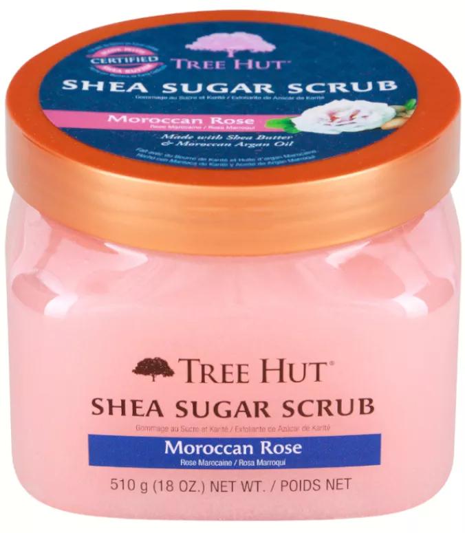 EXFOLIANTE AZUCAR ROSA DE MARRUECOS TREE HUT 510 G