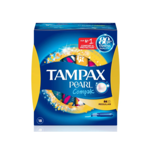 TAMPONES TAMPAX COMPAK PEARL REGULAR 18 U