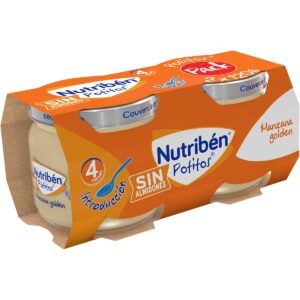 NUTRIBEN POTITOS MANZANA GOLDEN 2 ENVASES 120 G