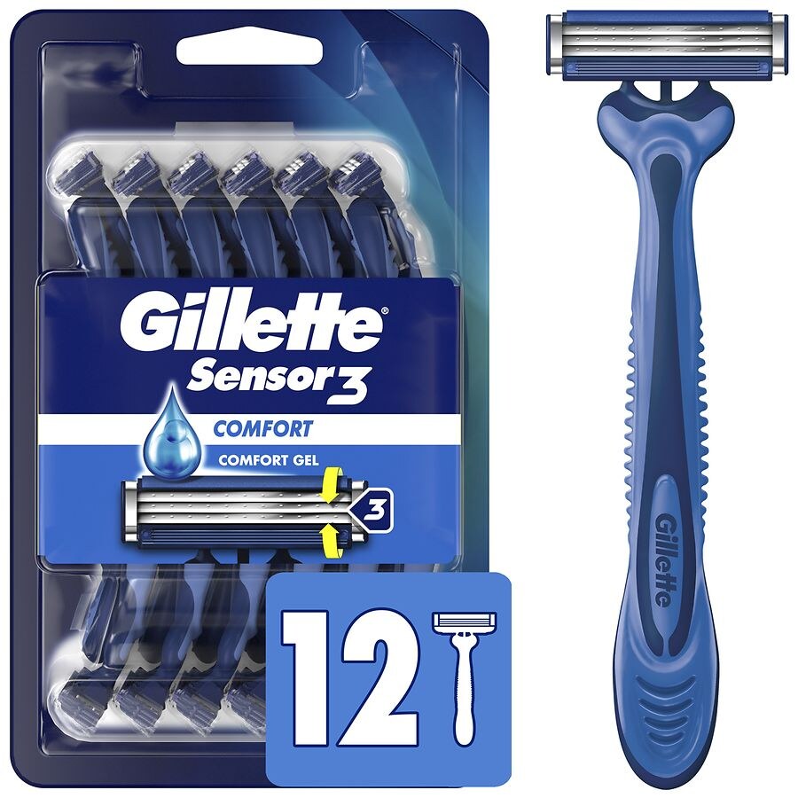 GILLETTE MAQ DESECHABLE SENSOR3 CONFORT 4UD