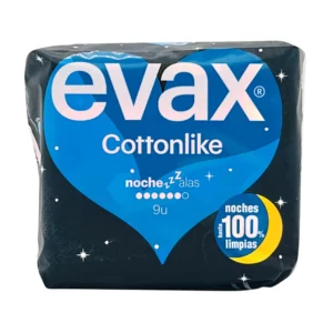 COMPRESAS EVAX COTTONLIKE ALAS NOCHE