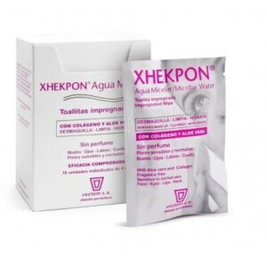 XHEKPON AGUA MICELAR 10 TOALLITAS 4 ML IMPREGNADAS