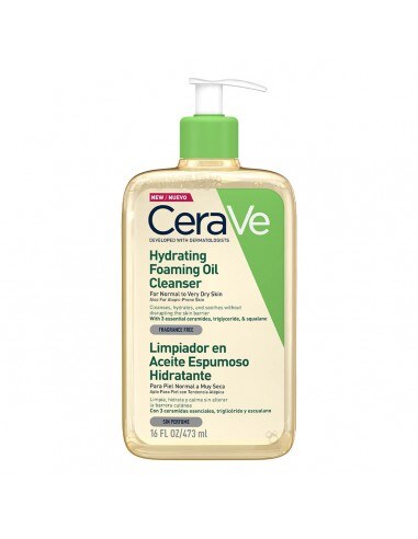 CERAVE LIMPIADOR ACEITE ESPUMOSO HIDRATANTE 1 ENVASE 473 ML