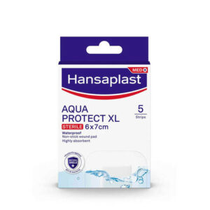 APOSITO ESTERIL HANSAPLAST AQUA PROTECT 5 UNIDADES 15 x 10 cm TALLA 3XL