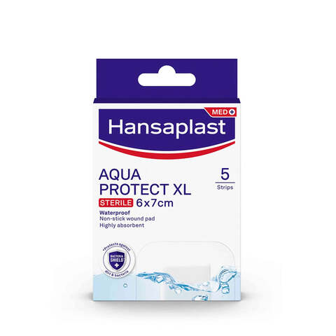 APOSITO ESTERIL HANSAPLAST AQUA PROTECT 5 UNIDADES 15 x 10 cm TALLA 3XL
