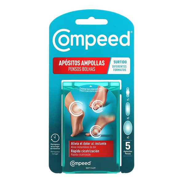 COMPEED AMPOLLAS HIDROCOLOIDE SURTIDO 5 U