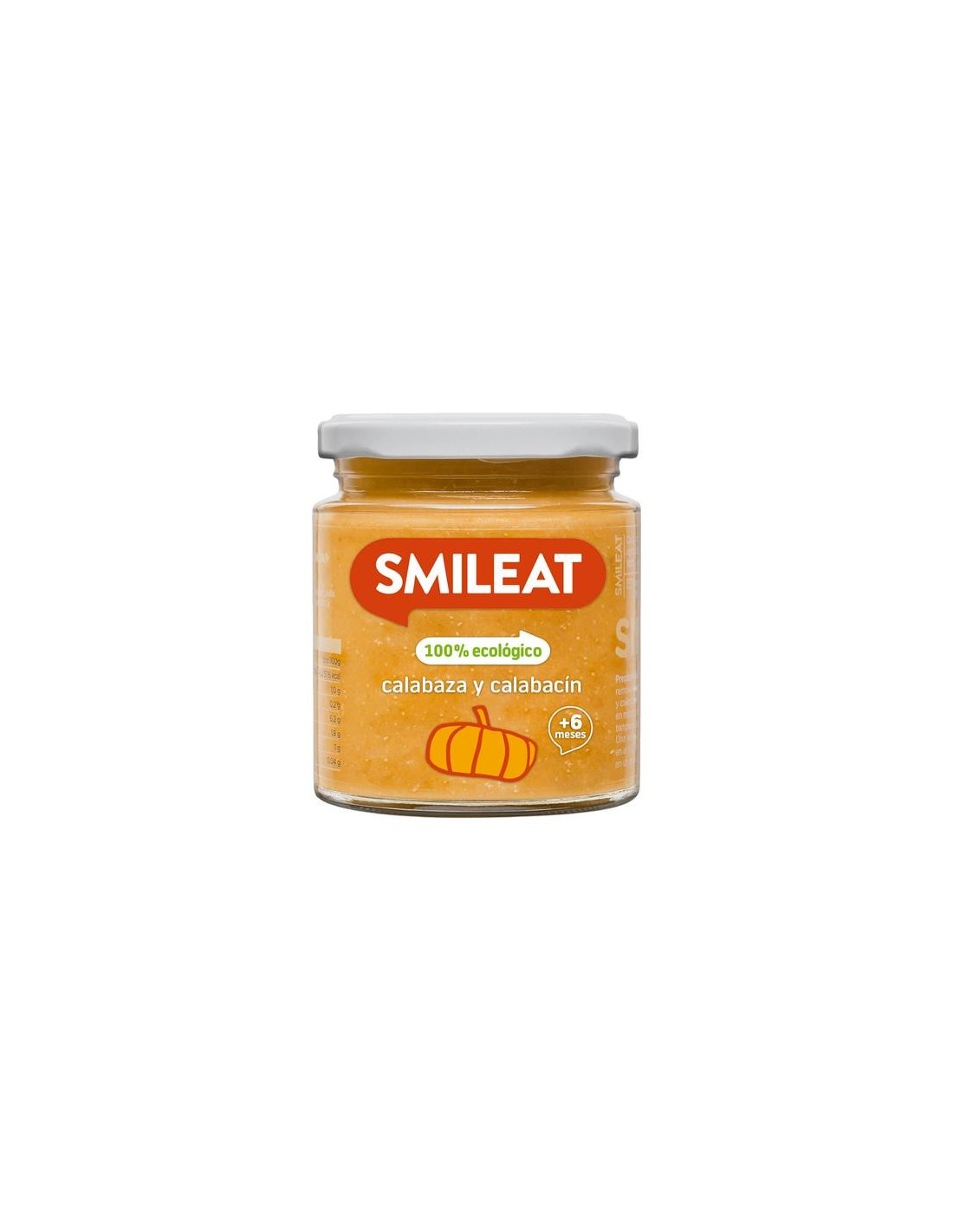 SMILEAT 1 TARRITO 230 g SABOR CALABAZA Y CALABACIN
