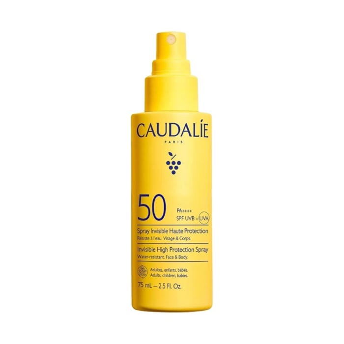 CAUDALIE SPRAY INVISIBLE 50+ SPF HAUTE PROTECTION 75 ML