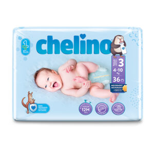 Chelino Fashion & Love Pañales Talla 3 (4-10 kg) 36 Unidades