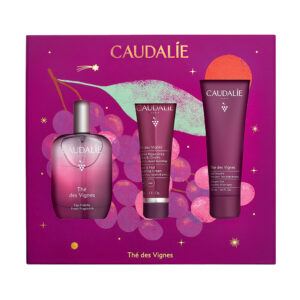 Caudalie Cofre Thé des Vignes: Agua Fresca 50 ml, Crema de Manos y Gel de Ducha