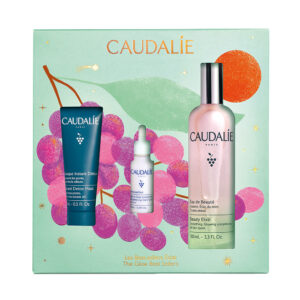 Caudalie Cofre Los Bestsellers Luminosidad: Agua de Belleza 100 ml, Mascarilla Detox y Sérum Antimanchas