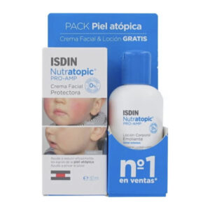 ISDIN Nutratopic Pro-AMP Pack Piel Atópica Crema Facial 50 ml + Loción Corporal